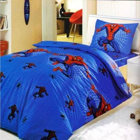 Dečija posteljina Spiderman – 100% pamuk (140x200 cm) - mojaposteljina.rs