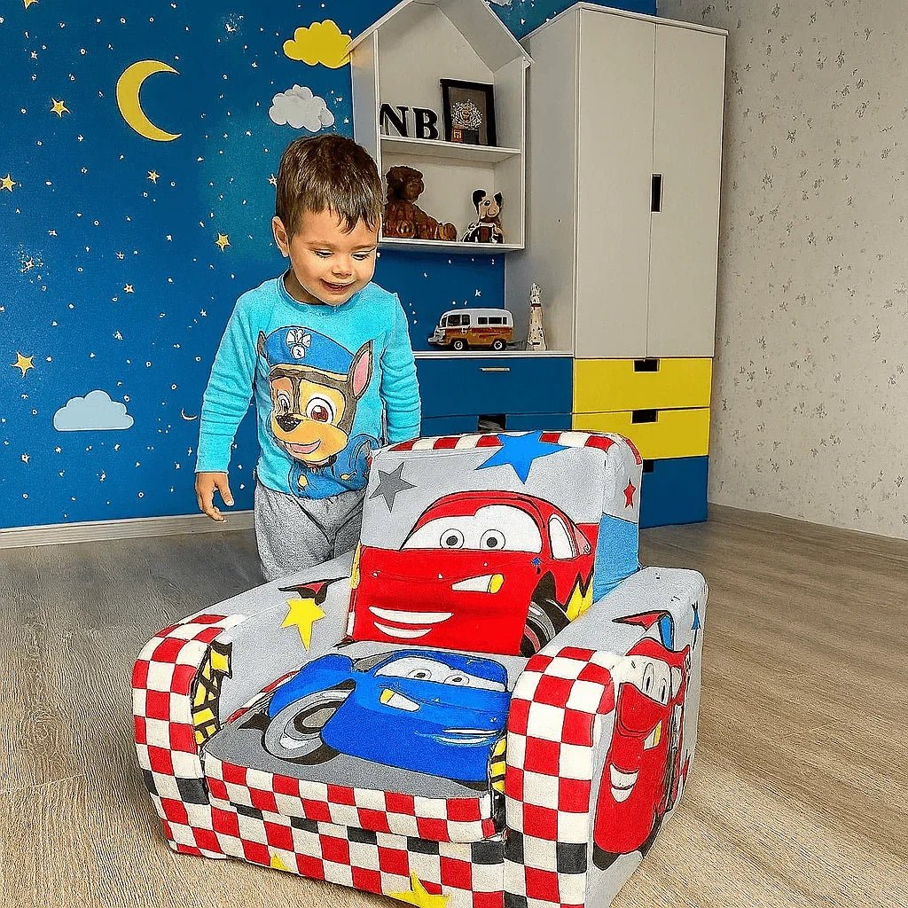 Dečija foteljica Automobili – srednja - mojaposteljina.rs