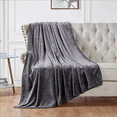 Ash Grey Plišano Ćebe - mojaposteljina.rs