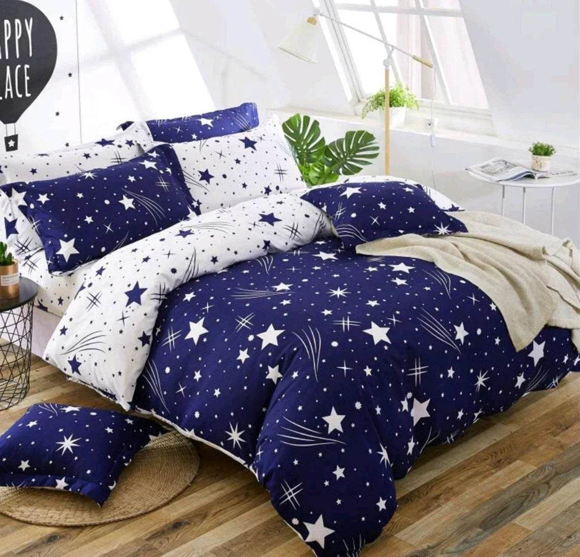 STAR Dark Blue Bračna Posteljina 7 delova - mojaposteljina.rs
