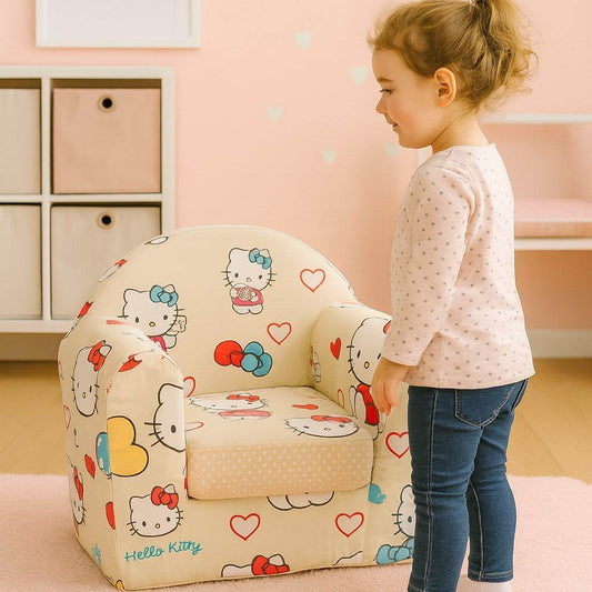 Dečija Mala fotelja Hello Kitty – fotelja za male dame! - mojaposteljina.rs