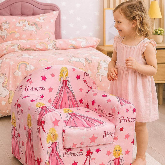 Dečija Mala fotelja Princess – bajkovita fotelja za male princeze! - mojaposteljina.rs