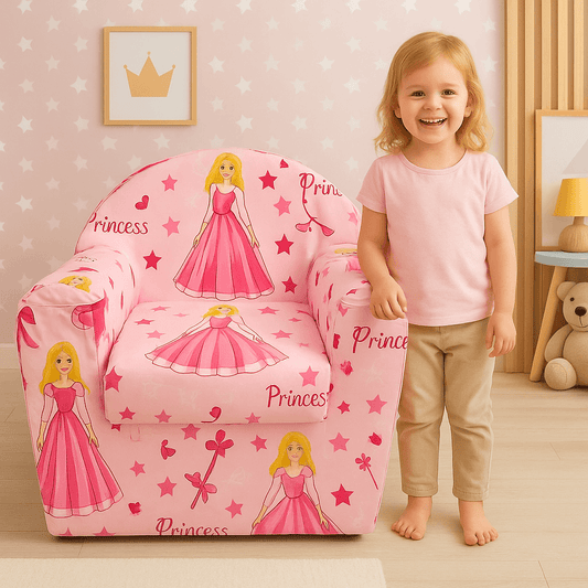 Dečija Mala fotelja Princess – bajkovita fotelja za male princeze! - mojaposteljina.rs