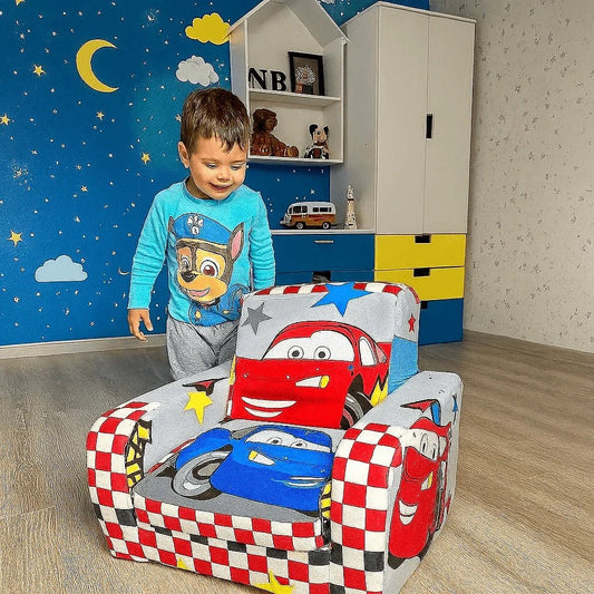 Dečija foteljica Automobili – srednja - mojaposteljina.rs
