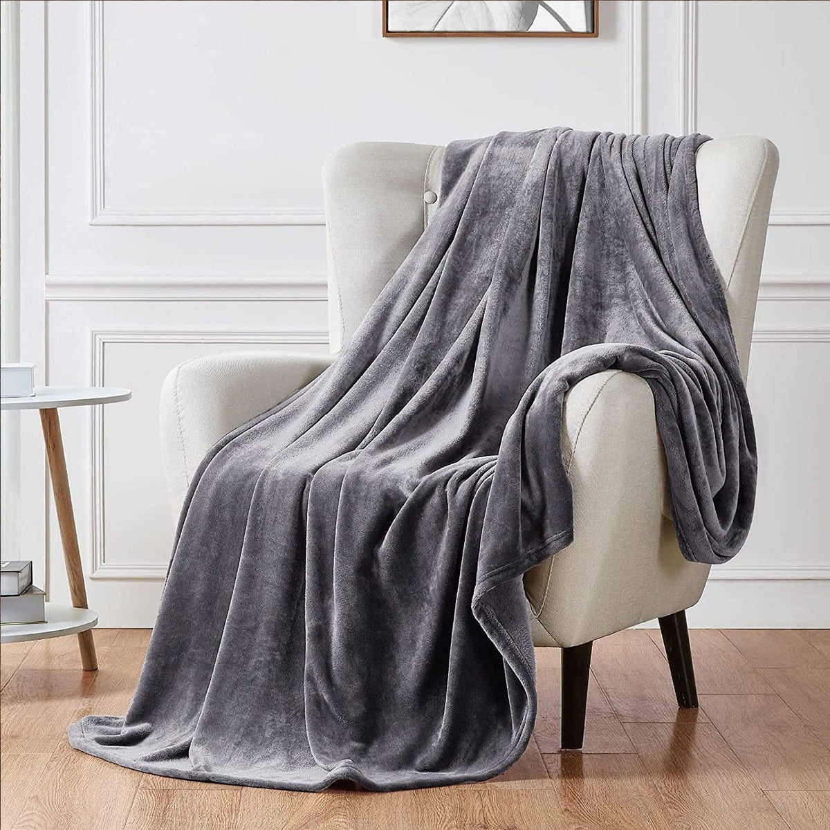 Ash Grey Plišano Ćebe-mojaposteljina