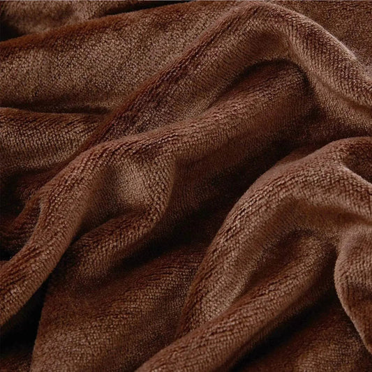 Light Brown Plišano Ćebe - mojaposteljina.rs