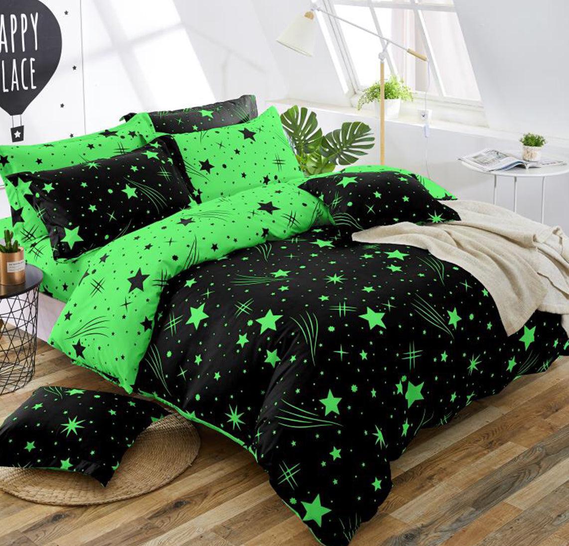 STAR Green Black Bračna Posteljina 7 delova-mojaposteljina